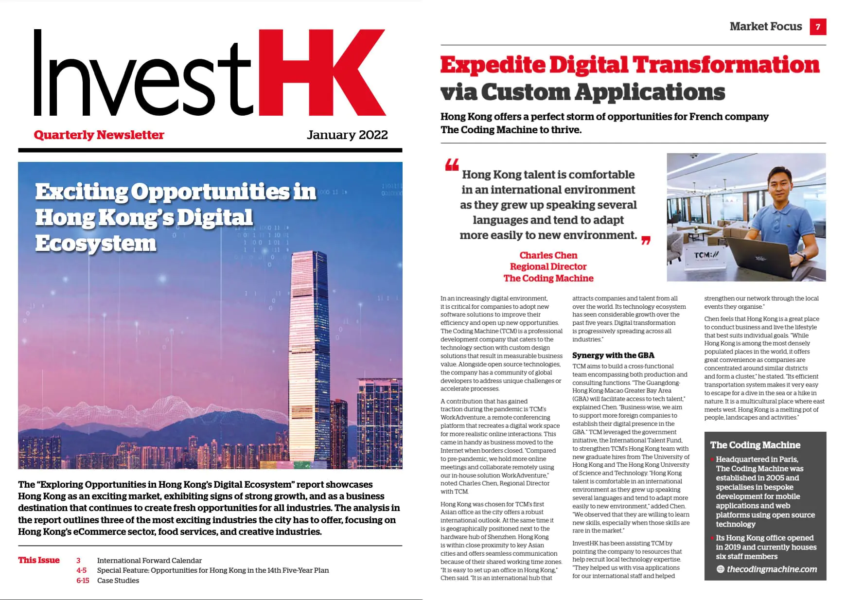 Custom Apps for Digital Transformation – Interview with InvestHK