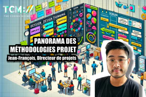 Présentation des méthodologies de projet web, Design Thinking, Scrum. Jean-François, directeur de projets.